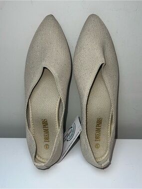 Dream Pairs Women's Neutral Knit Pointed-Toe Slip-Ons